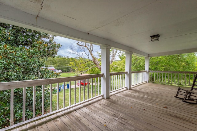 view of deck