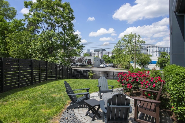 122 9th Cir S, Nashville, TN 37203 - view of yard featuring a fenced backyard