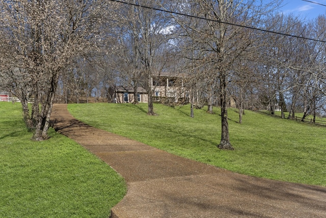 surrounding community featuring a yard