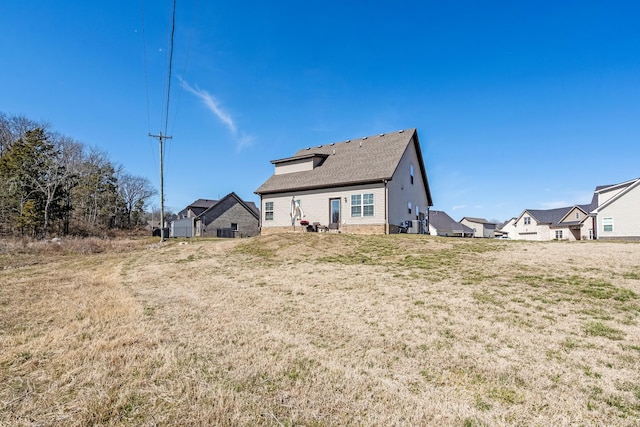 view of rear view of property