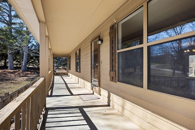 view of patio / terrace featuring a porch