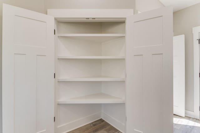 view of closet