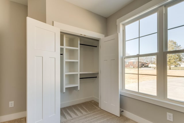 view of closet