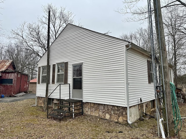 view of home's exterior