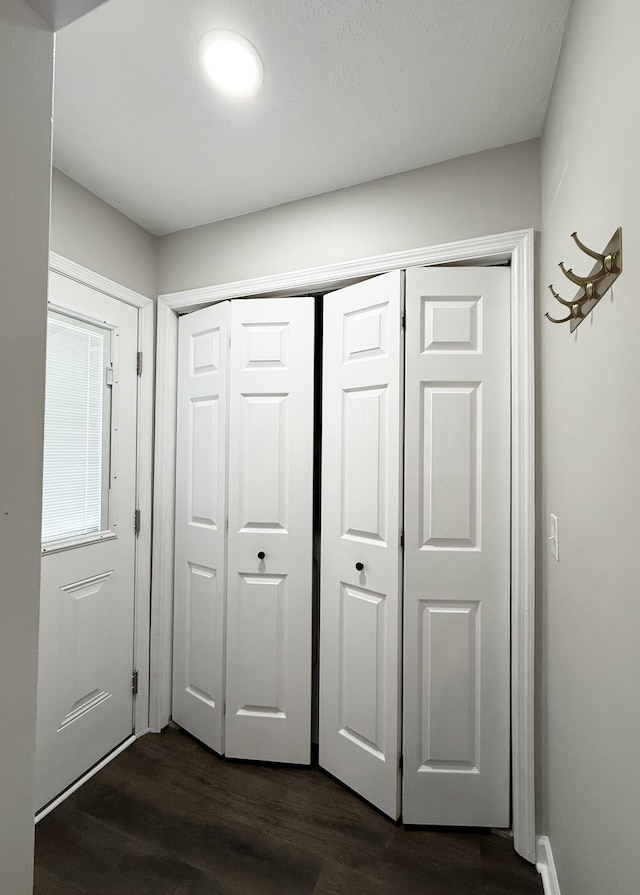 interior space featuring wood finished floors