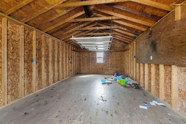 storage area with a garage