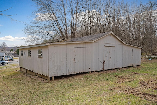 view of outbuilding with an outdoor structure