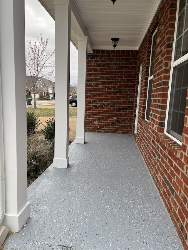 view of patio / terrace featuring covered porch