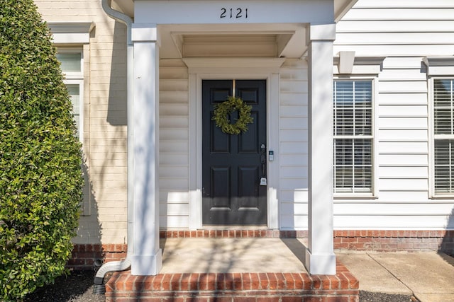 view of property entrance