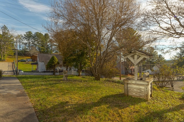 view of yard