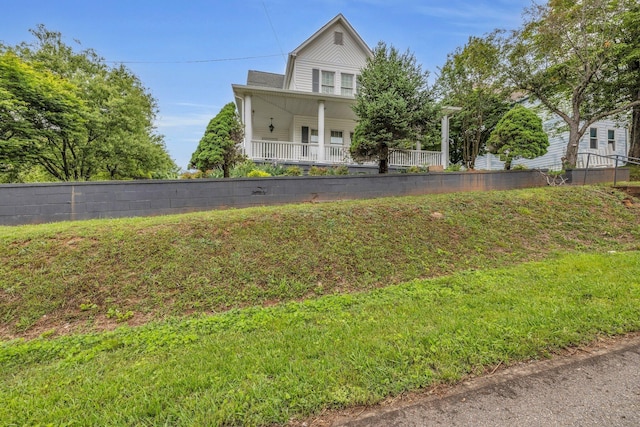 253 Main St, Ducktown, TN 37326 - view of side of home with covered porch