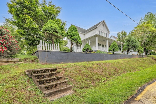 253 Main St, Ducktown, TN 37326 - view of side of property with fence