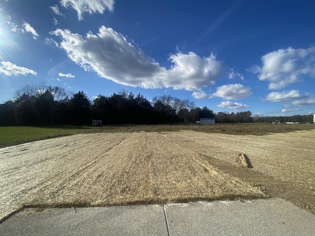 view of street featuring a rural view