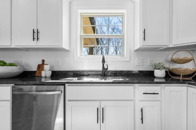 bar with stainless steel dishwasher and a sink