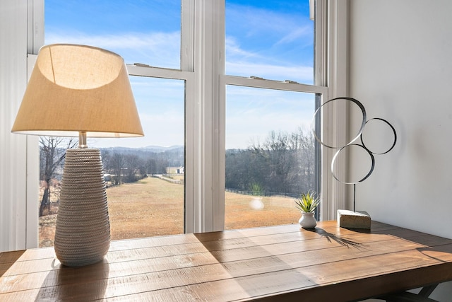 unfurnished dining area with a healthy amount of sunlight