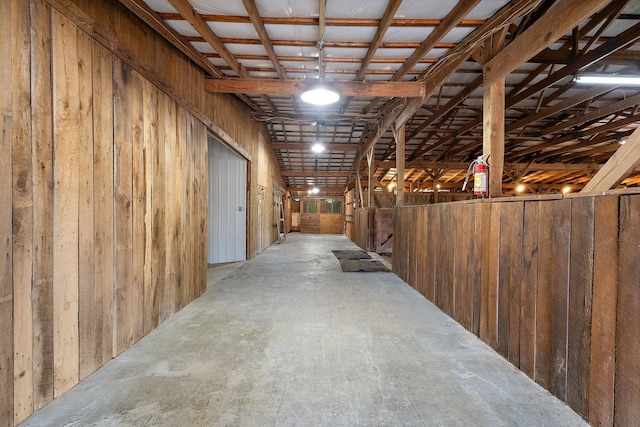 view of horse barn