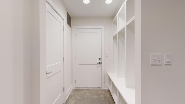 506B 36th Ave N, Nashville, TN 37209 - mudroom with unfinished concrete flooring and recessed lighting