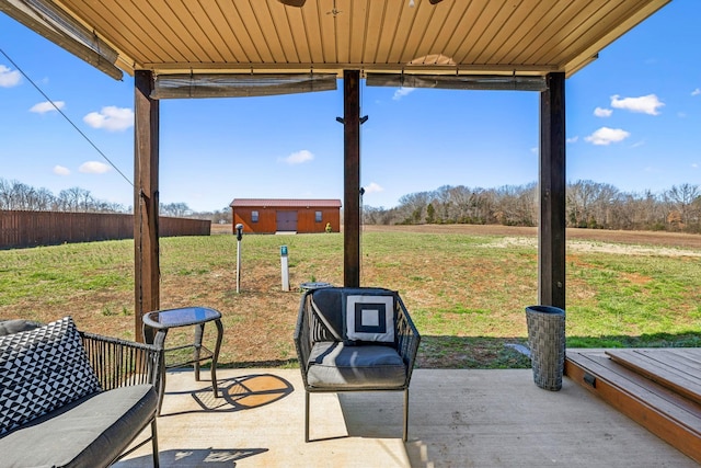 view of patio