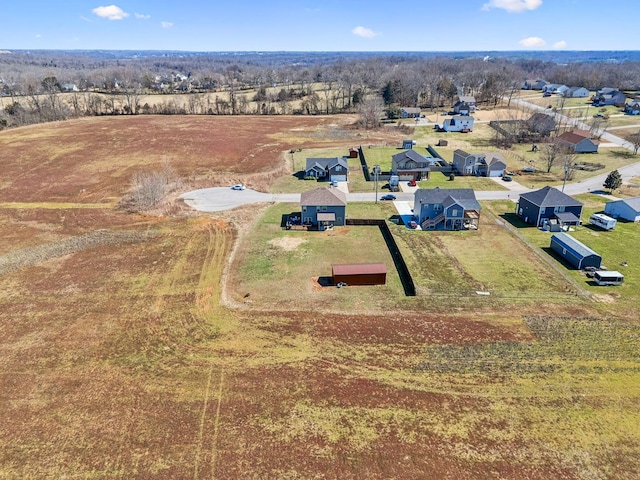 bird's eye view featuring a residential view