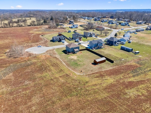 birds eye view of property featuring a residential view