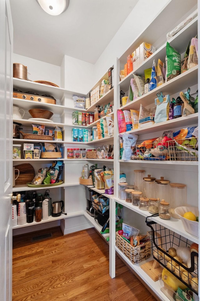 view of pantry