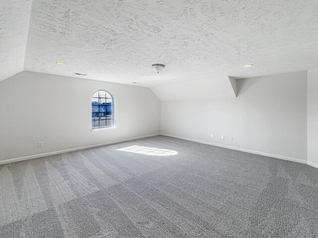 1036 Middleton Ln, Gallatin, TN 37066 - additional living space featuring lofted ceiling, carpet flooring, and a textured ceiling
