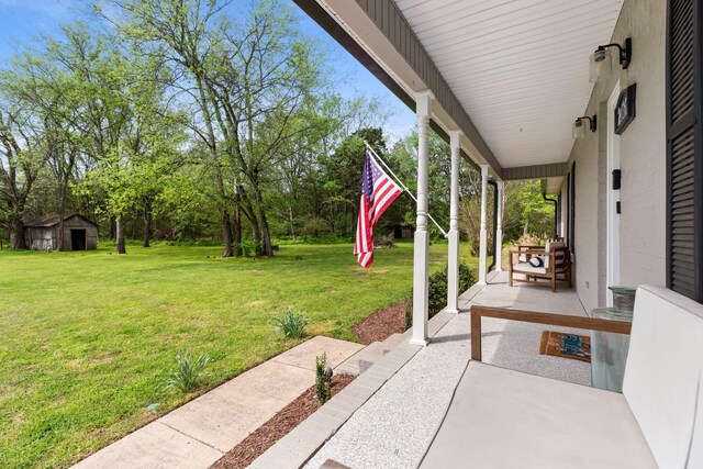 2436 J D Todd Rd, Murfreesboro, TN 37129 - view of patio featuring a porch