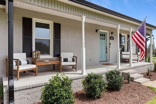 2436 J D Todd Rd, Murfreesboro, TN 37129 - property entrance with brick siding and a porch