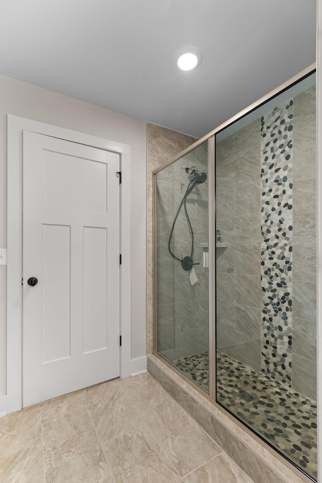 2436 J D Todd Rd, Murfreesboro, TN 37129 - full bath with baseboards and a stall shower