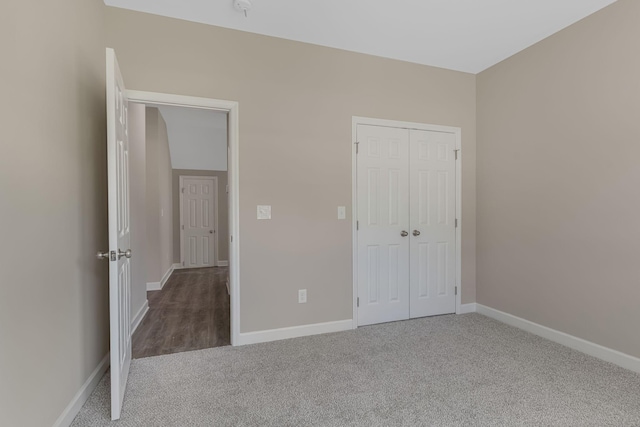 871 Blessings Way, Gallatin, TN 37066 - unfurnished bedroom with baseboards, carpet floors, and a closet