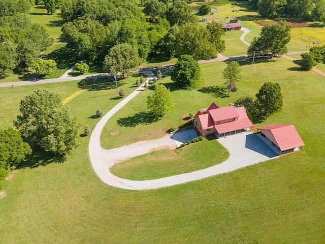 1668 Link Rd, New Johnsonville, TN 37134 - aerial view of property and surrounding area