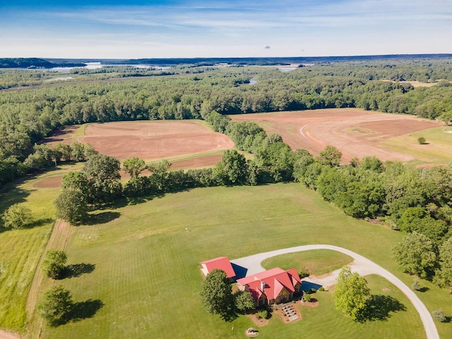 1668 Link Rd, New Johnsonville, TN 37134 - view of rural area featuring a heavily wooded area