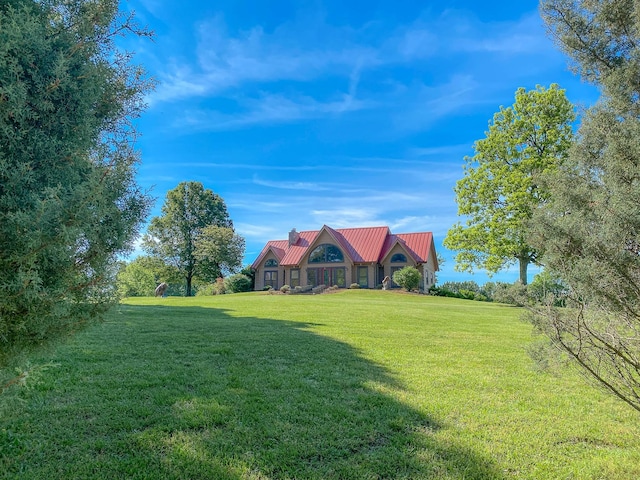 1668 Link Rd, New Johnsonville, TN 37134 - view of grassy yard