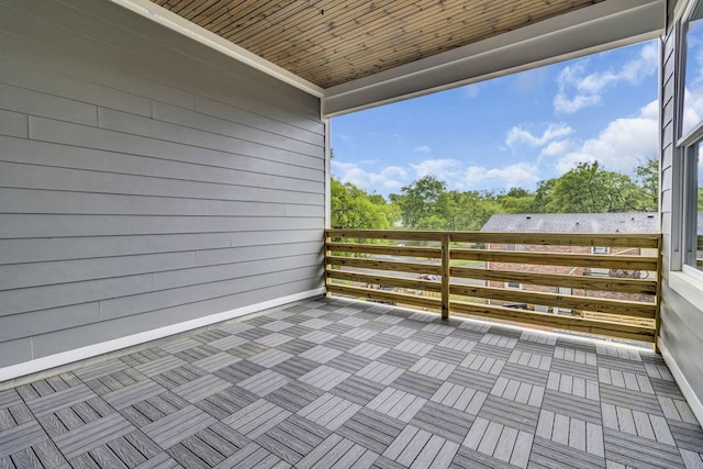 view of patio / terrace featuring a balcony