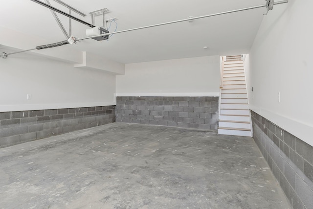 904 32nd Ave N Unit A, Nashville, TN 37209 - garage featuring concrete block wall and a garage door opener