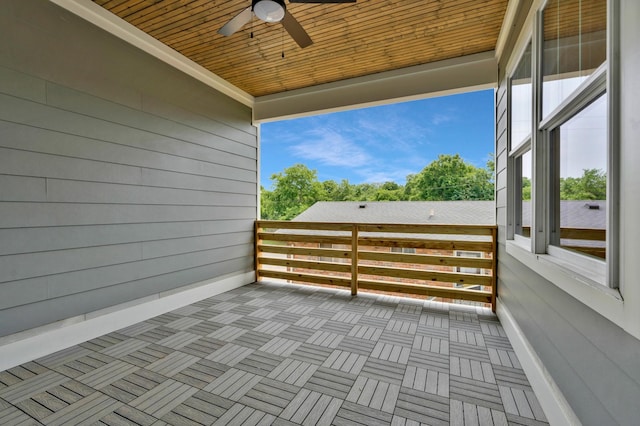 904 32nd Ave N Unit A, Nashville, TN 37209 - view of patio featuring a ceiling fan