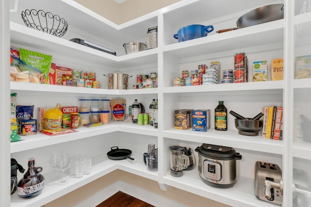 view of pantry