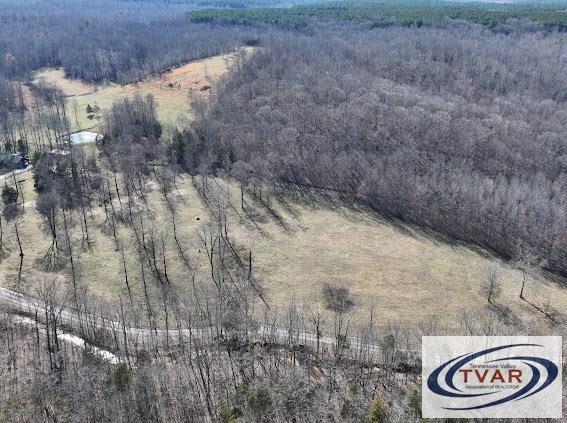 bird's eye view featuring a rural view