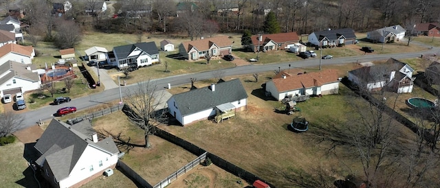 birds eye view of property featuring a residential view