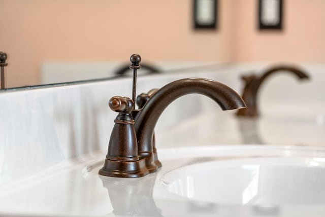 details with a sink