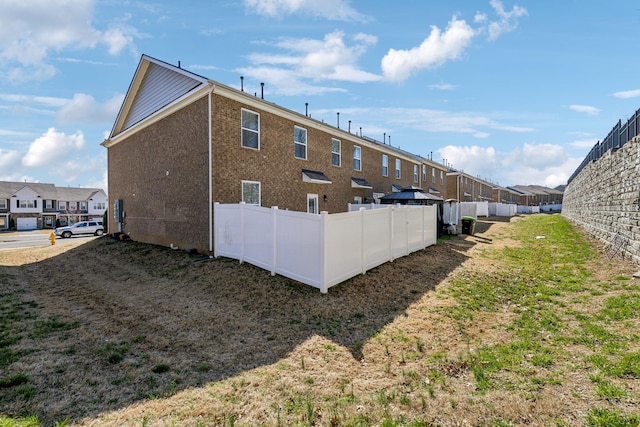 exterior space with fence