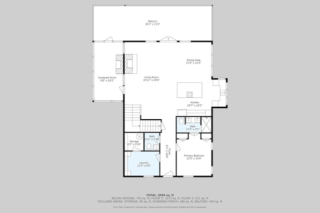 1036 Hidden River Rd, Rock Island, TN 38581 - property floor plan