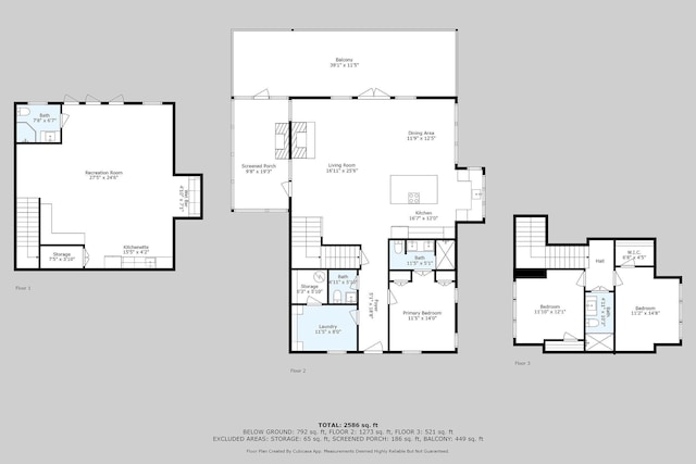 1036 Hidden River Rd, Rock Island, TN 38581 - room layout