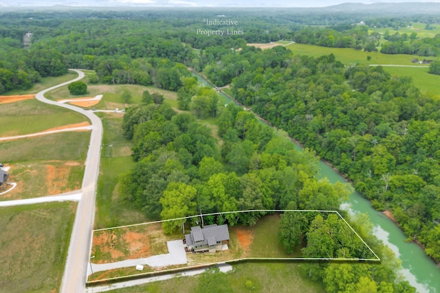 1036 Hidden River Rd, Rock Island, TN 38581 - aerial view of a heavily wooded area