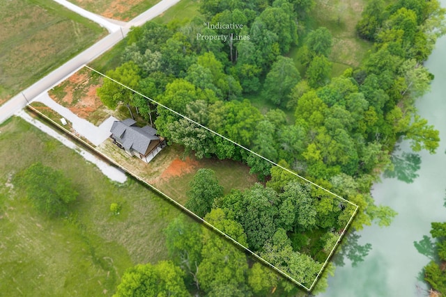 1036 Hidden River Rd, Rock Island, TN 38581 - aerial view of property's location with property parcel outlined