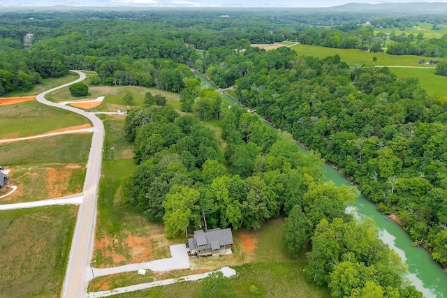 1036 Hidden River Rd, Rock Island, TN 38581 - aerial view of a heavily wooded area and a nearby body of water