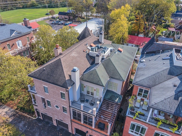 birds eye view of property featuring a residential view