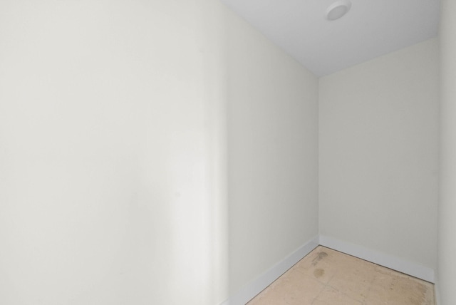 interior space with baseboards