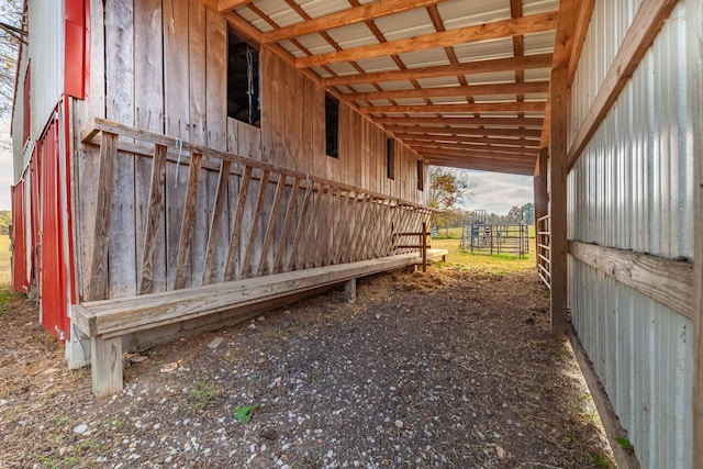 view of stable