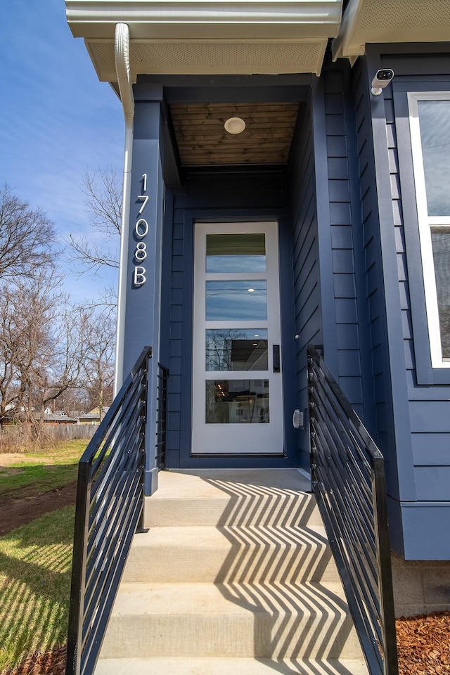 view of entrance to property